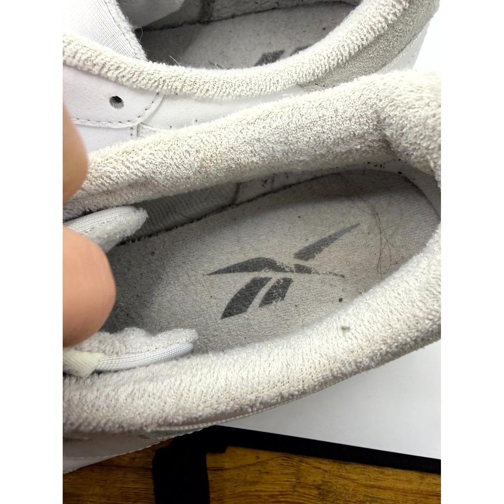 Reebok Club C Dusty Warehouse IF7980 Mens 13 Sneaker White Leather Lace Up Shoes - Picture 7 of 9